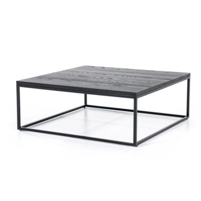 Tafel Robin 100x100cm zwart TAFEL ROBIN IN ZWART VAN 100x100CM - PERFECT VOOR JOUW MEUBELEN